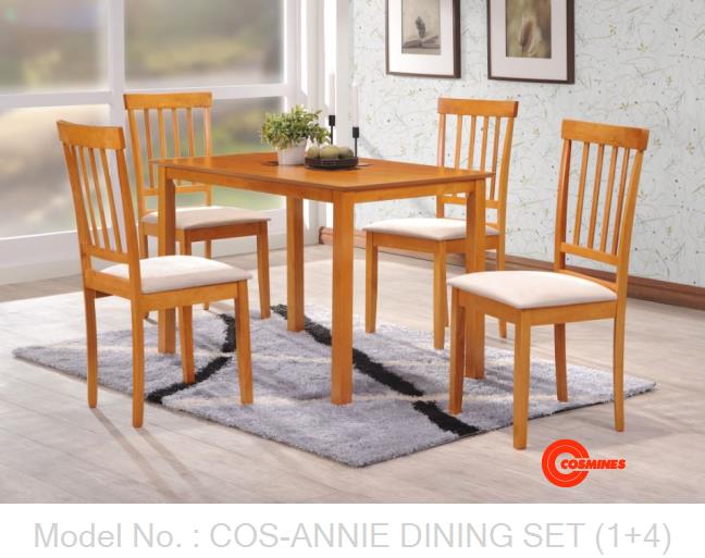 COS-ANNIE DINING SET (1+4)